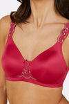Triumph Padded Non Wired Full Coverage T-Shirt Bra - Electric Raspberry — thumbnail 4